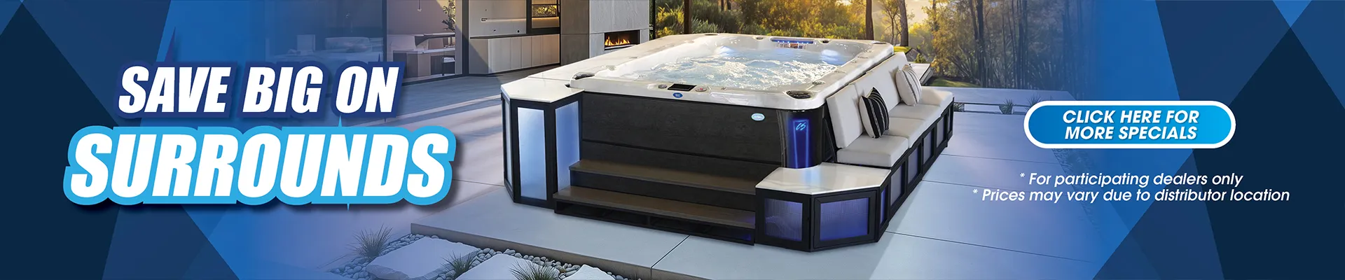 Calspas hot tub being used in a family setting - Fairfax