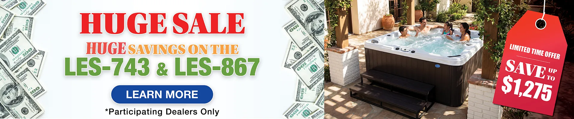 Calspas hot tub being used in a family setting - Fairfax